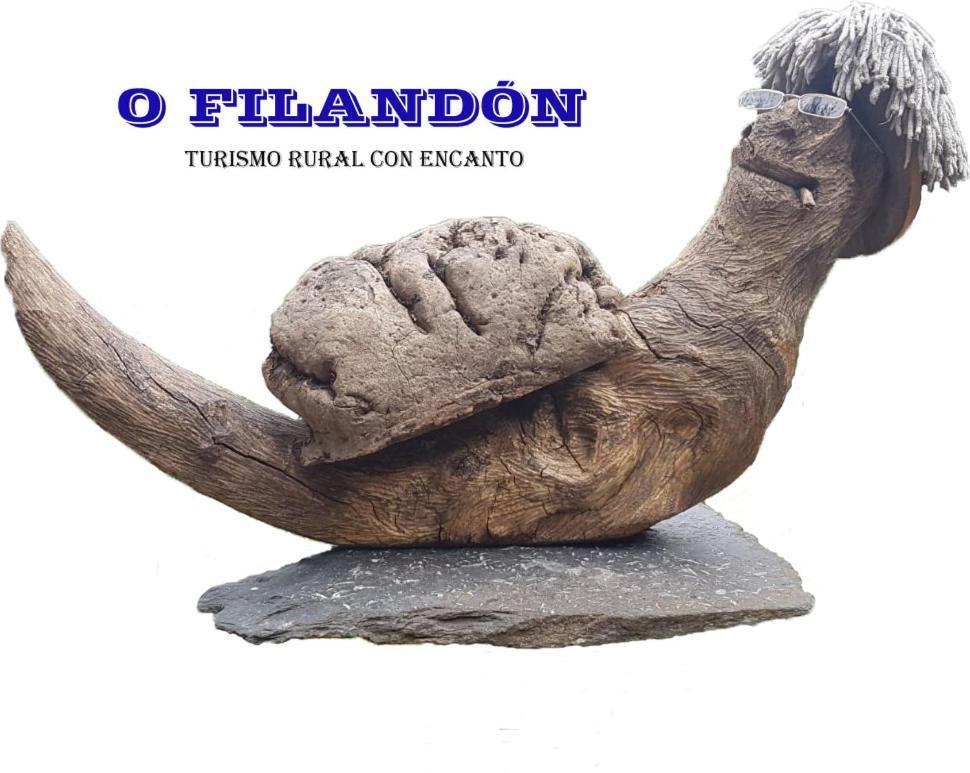 Casa Turismo Rural O Filandon Suertes Bagian luar foto
